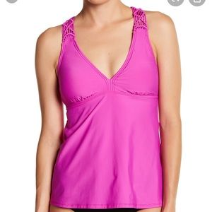 NWOT Athena cabana solids tankini